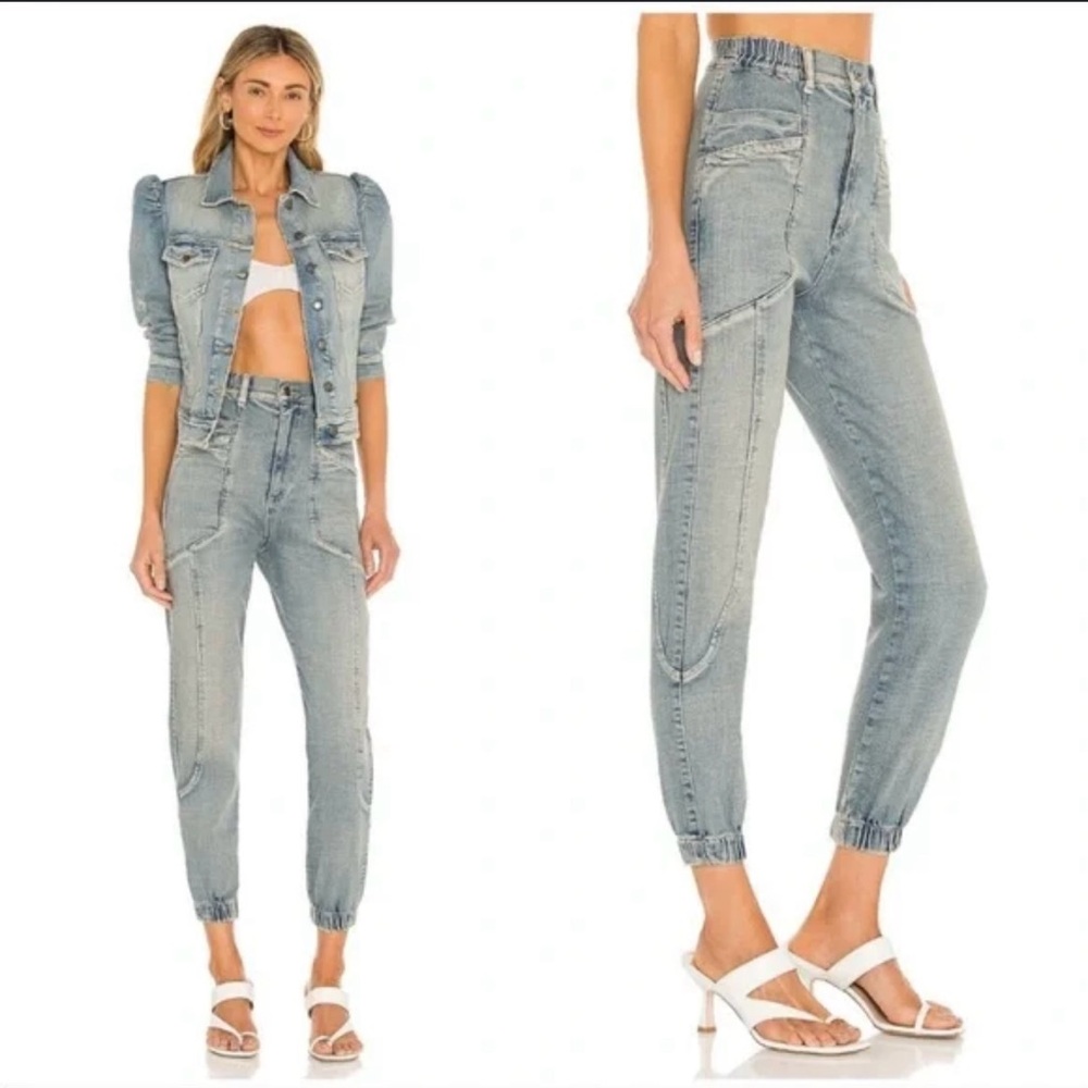 Retrofete Myla denim - Light Blue Ankle Jeans
